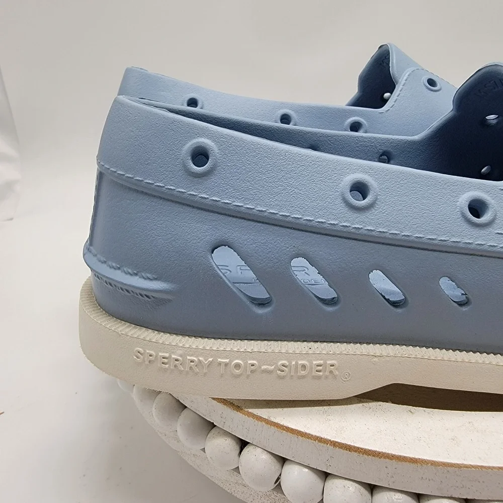Sperry Women's Authentic Original Float Boat Shoes In Light Blue STS86499 NWOB